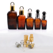 Bouteille de lotion de luxe en céramique et bouteille en verre cosmétique (NBG06)